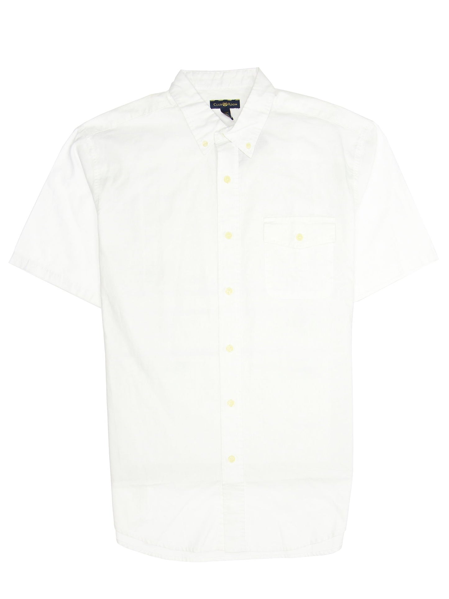 The ESTATE Dress Shirt Men's Button Down Shirt Sport (Large, White)